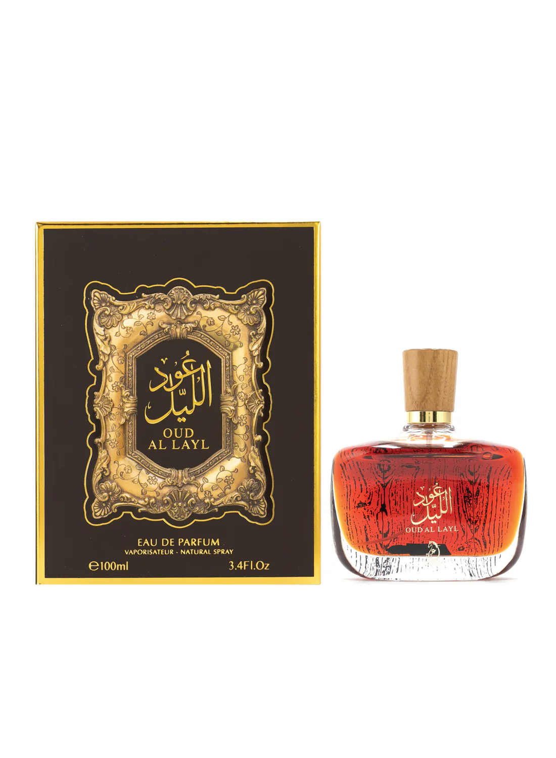 Agua de perfume Arabiyat Oud al Layl, Unisex, 100 ml