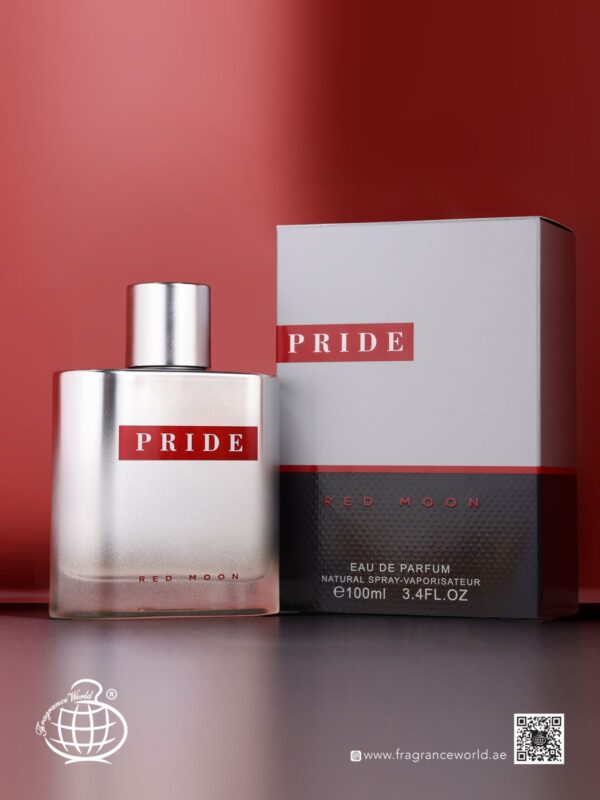 Eau de Parfum Pride Red Moon por Fragrance World, Hombre, 100 ml
