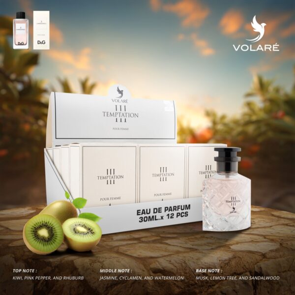 Eau de Parfum Volare Temptation III, Mujer, 30 ml